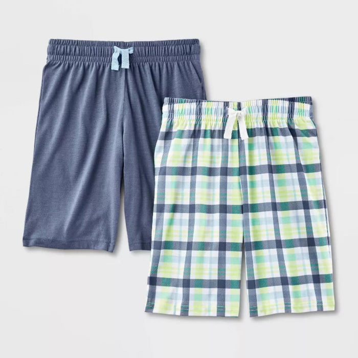 2 Pack Jersey Pajama Shorts For Comfy And Lightweight Sleepwear