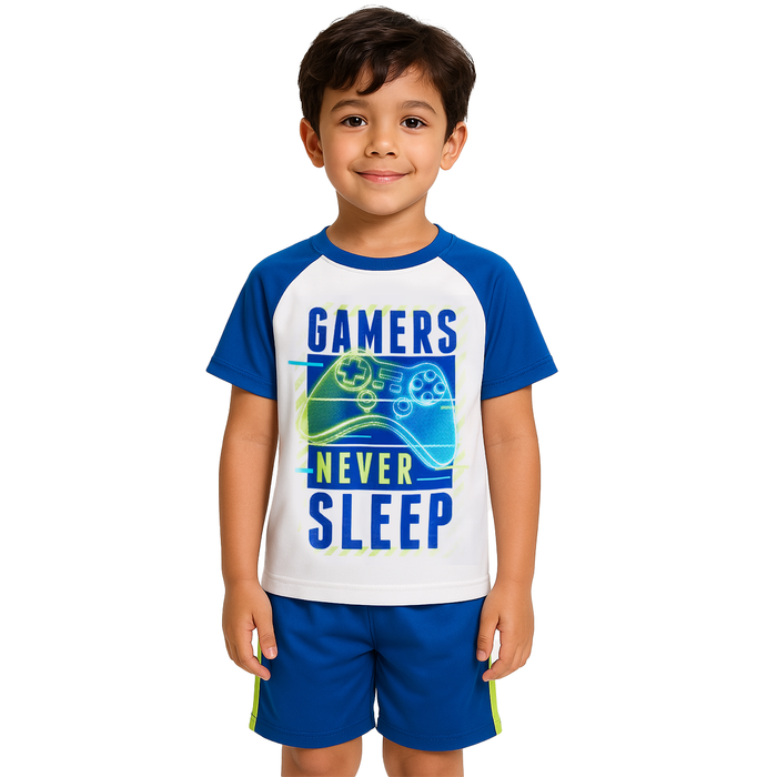 Baseball Graphic Pajama Set For Everyday Wear