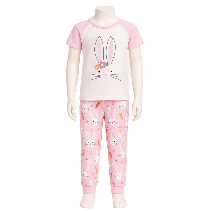 Easter Bunny Snug Fit Pajama Matching Sleepwear Set
