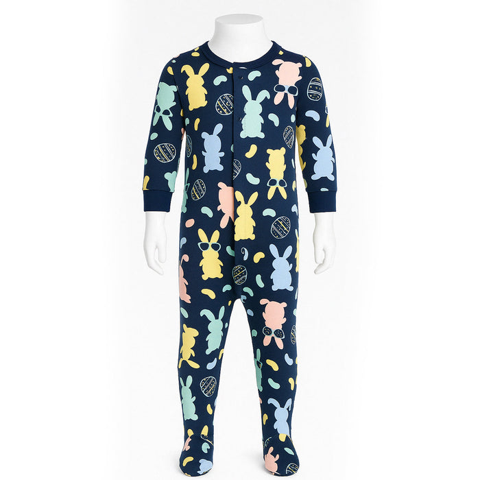 Egg Hunting Graphic Pajama Set With Snug Fit