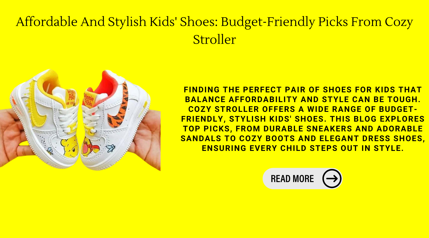 Affordable And Stylish Kids' Shoes: Budget-Friendly Picks From Cozy Stroller