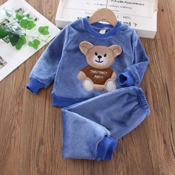 Teddy 2 Pieces Toddler Tops And Pants Set