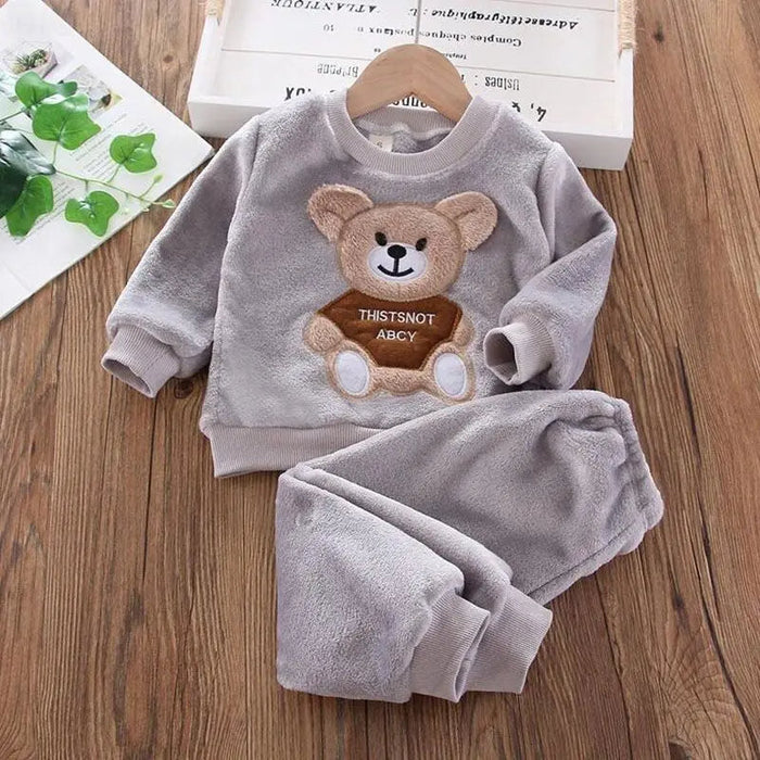 Teddy 2 Pieces Toddler Tops And Pants Set