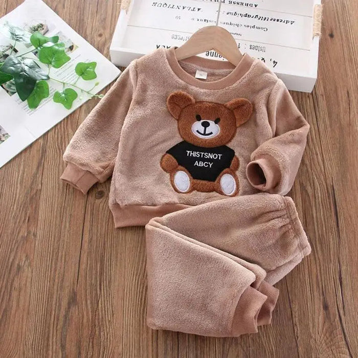 Teddy 2 Pieces Toddler Tops And Pants Set