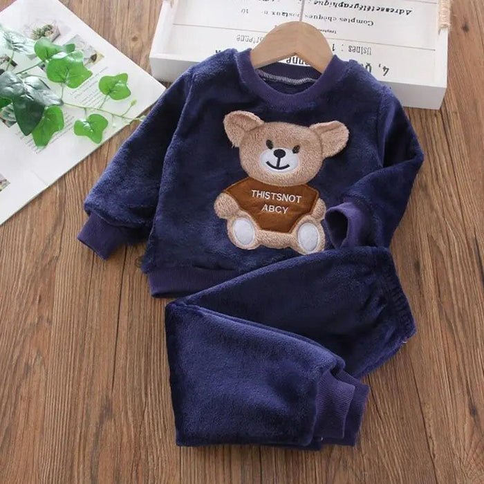 Teddy 2 Pieces Toddler Tops And Pants Set