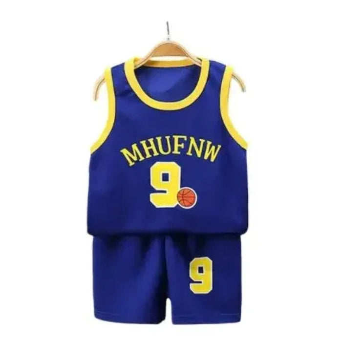 Basketball Sleeveless T Shirts And Shorts Set