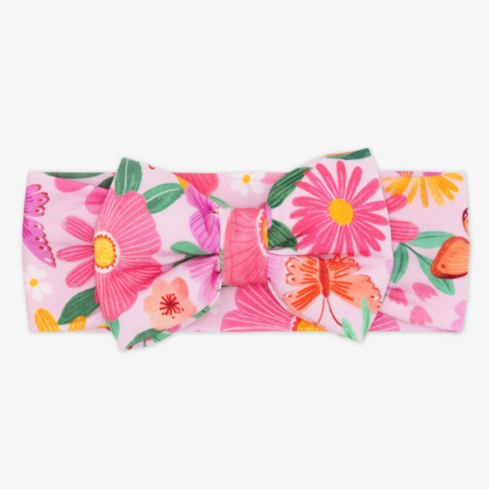 Butterfly Floral Bow Headband