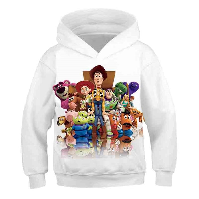 Cartoon Printed Casual Hoodie