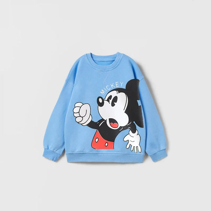 Animated Character Sweatshirt in Lively Colors