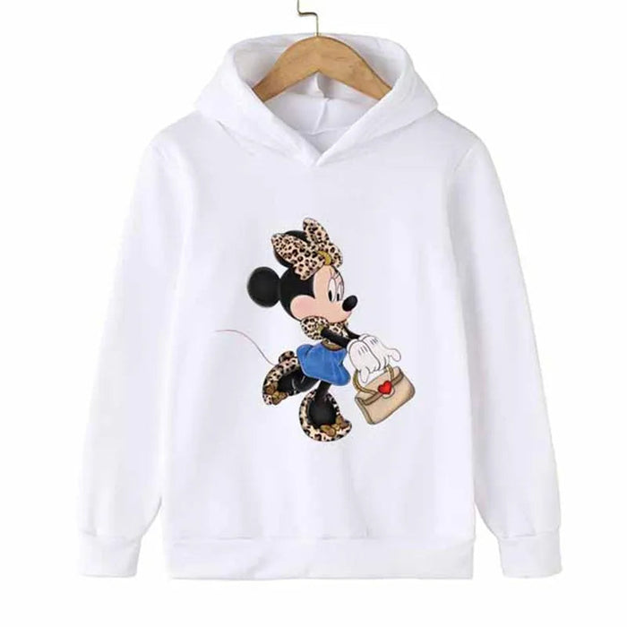 Casual Full Sleeves Minnie Hoodies