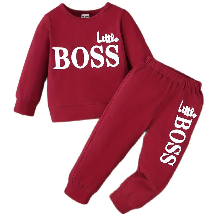 Little Boss Casual Outfit Set For children