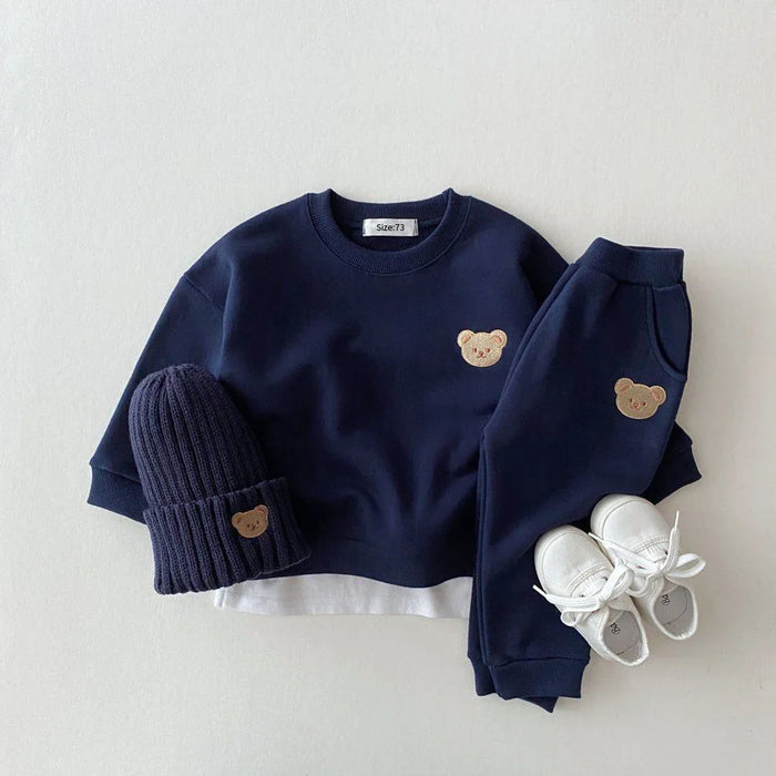 Bear Emblem Toddler Lounge Set