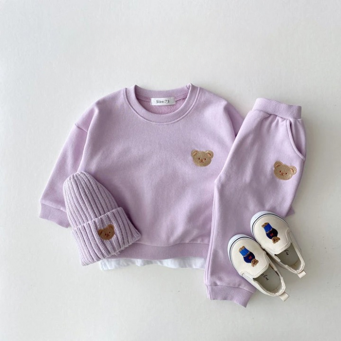 Bear Emblem Toddler Lounge Set