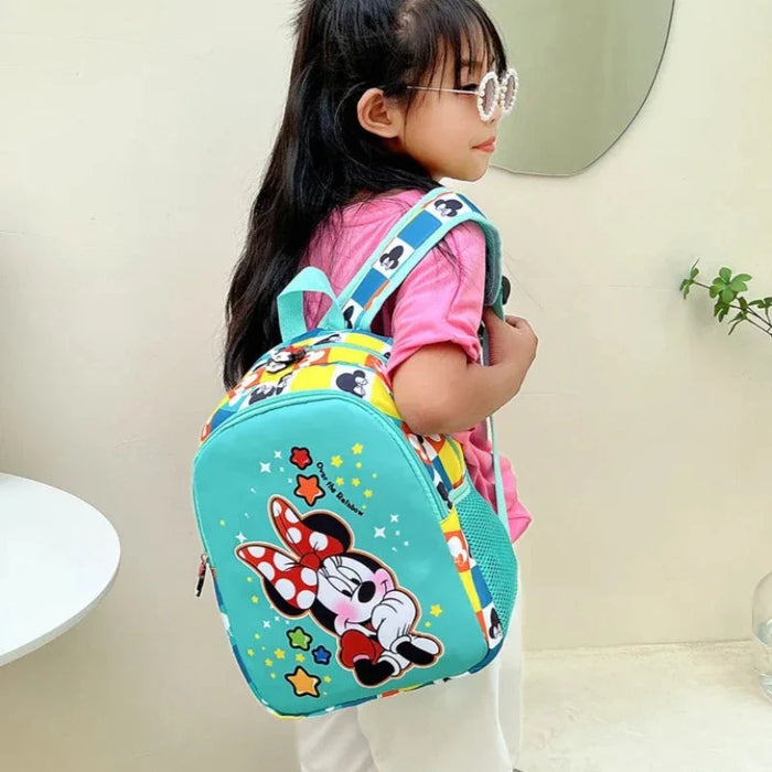 Mickey And Minnie Printed Backpack