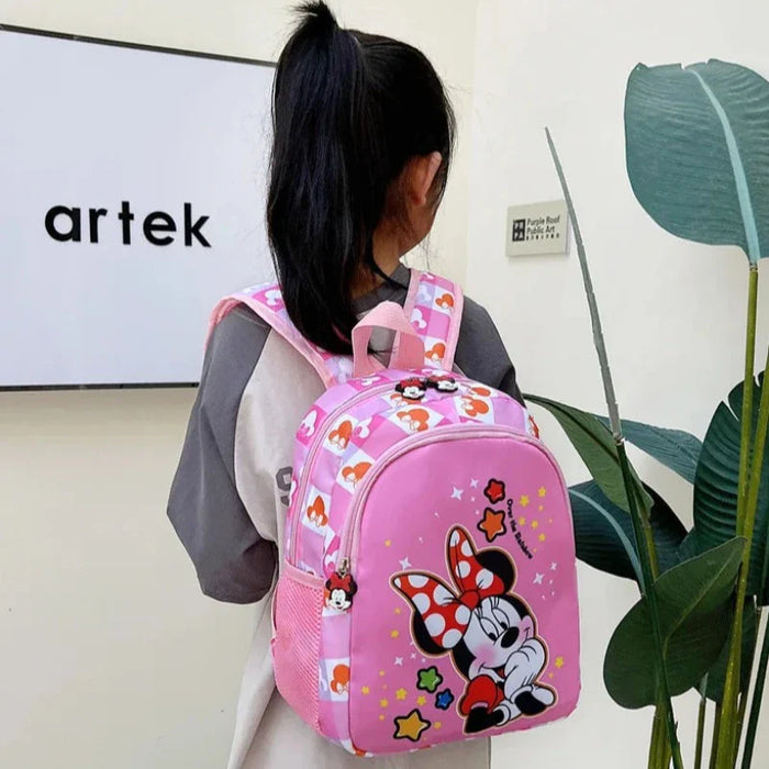 Mickey And Minnie Printed Backpack