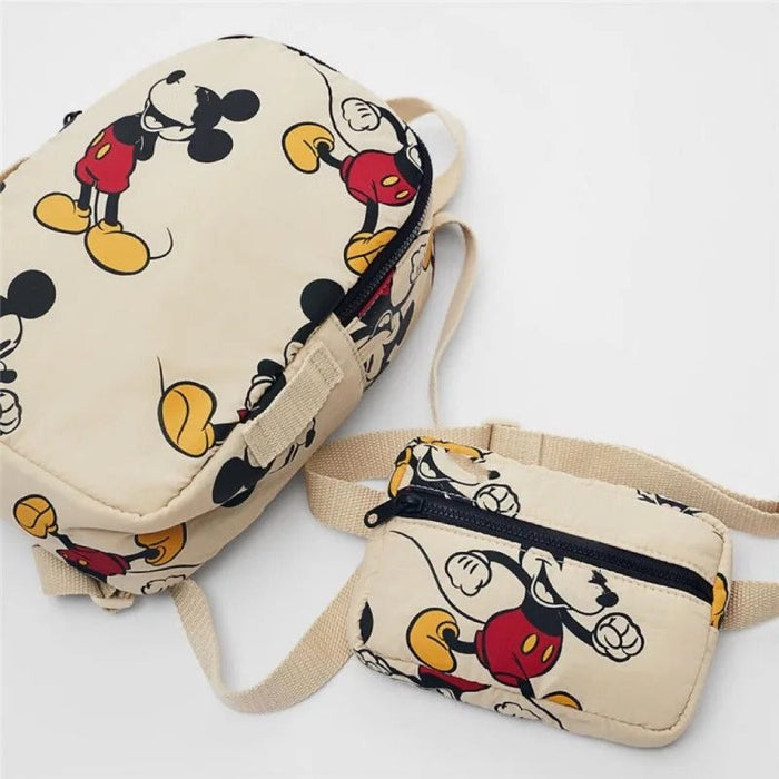 Mickey Mouse Pattern Backpack