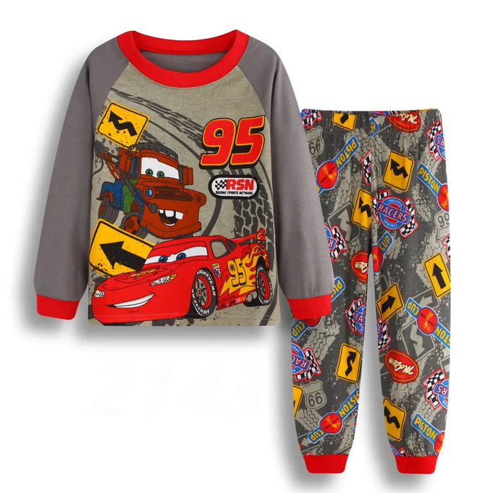 Racing Themed Pajama Set For Children