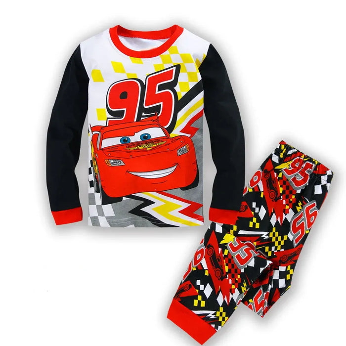 Racing Themed Pajama Set For Children