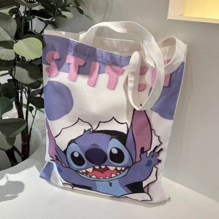 Stitch Cartoon Canvas Bag