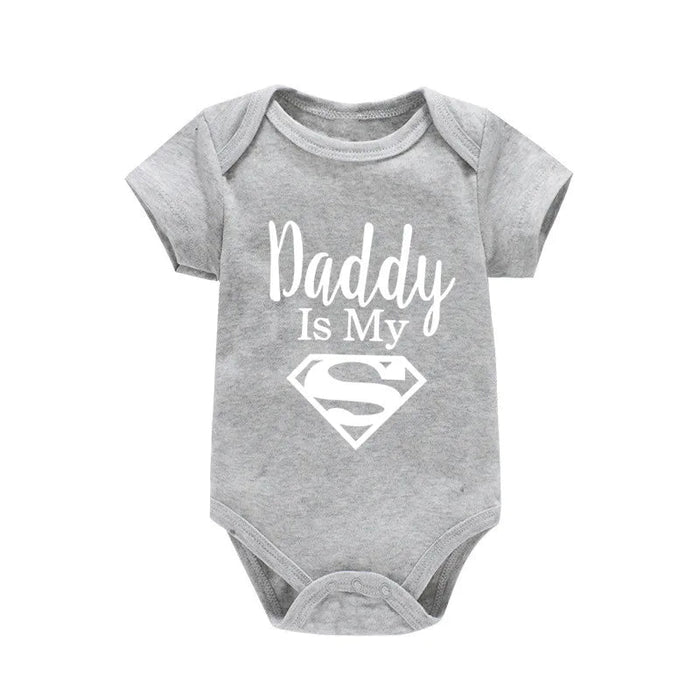 Superhero Dad Print Infant Bodysuit