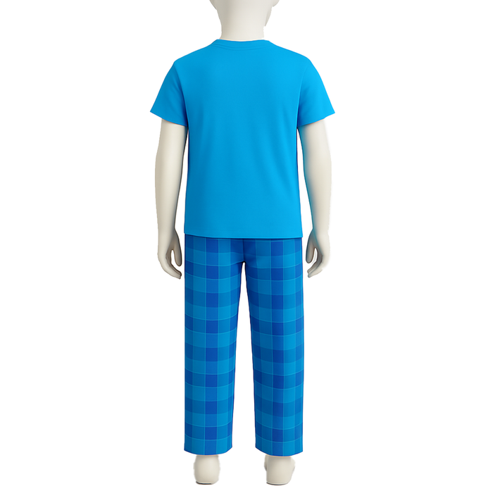 Two Piece Recycled Short Sleeve Pajama Sleepwear Set