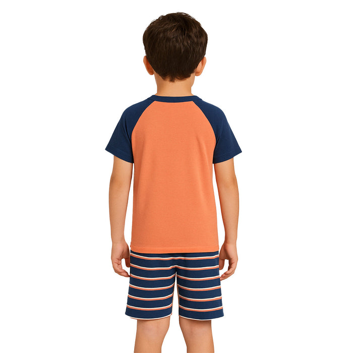 2 Piece Short Sleeve And Lightweight Graphic Tee And Shorts Set
