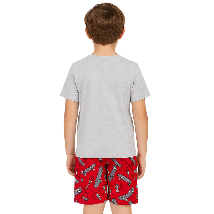 2 Piece Short Sleeve And Lightweight Graphic Tee And Shorts Set