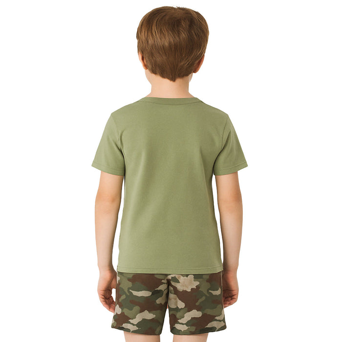 2 Piece Short Sleeve And Lightweight Graphic Tee And Shorts Set