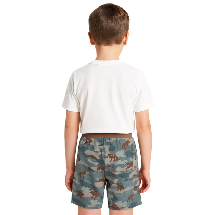 Sporty And Lightweight 2 Piece Graphic Tee And Shorts Pajama Set