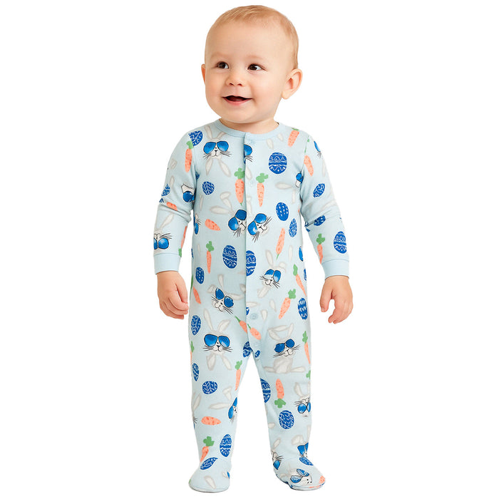 Egg Hunting Graphic Pajama Set With Snug Fit