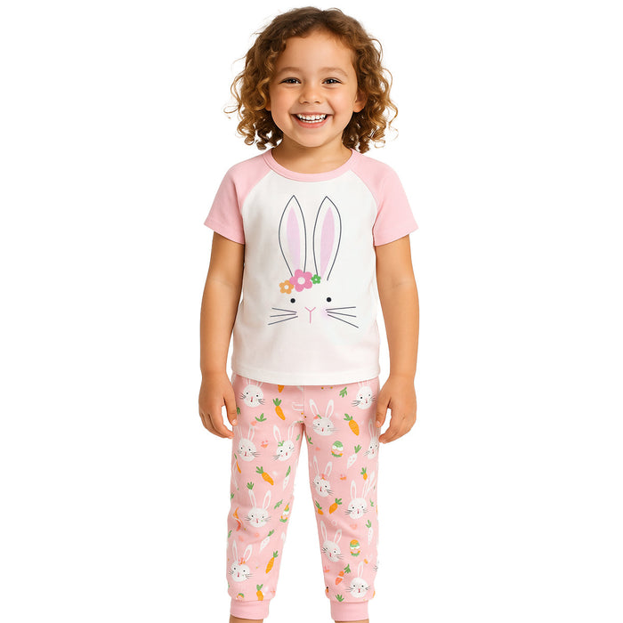 Easter Bunny Snug Fit Pajama Matching Sleepwear Set