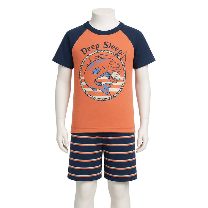2 Piece Short Sleeve And Lightweight Graphic Tee And Shorts Set
