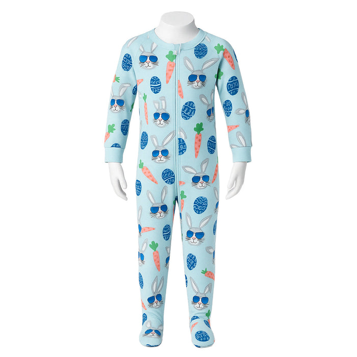 Egg Hunting Graphic Pajama Set With Snug Fit
