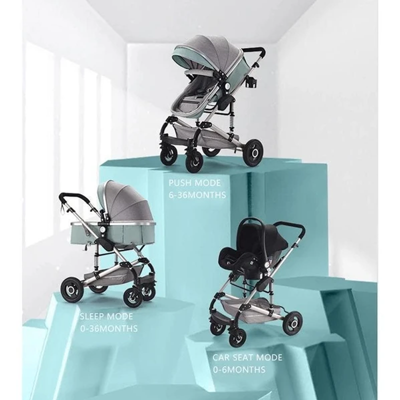 ComfyBaby™ 3 in 1 Baby Pram or Stroller For Newborn/Infant I Buy Online  Baby Stroller or Palm