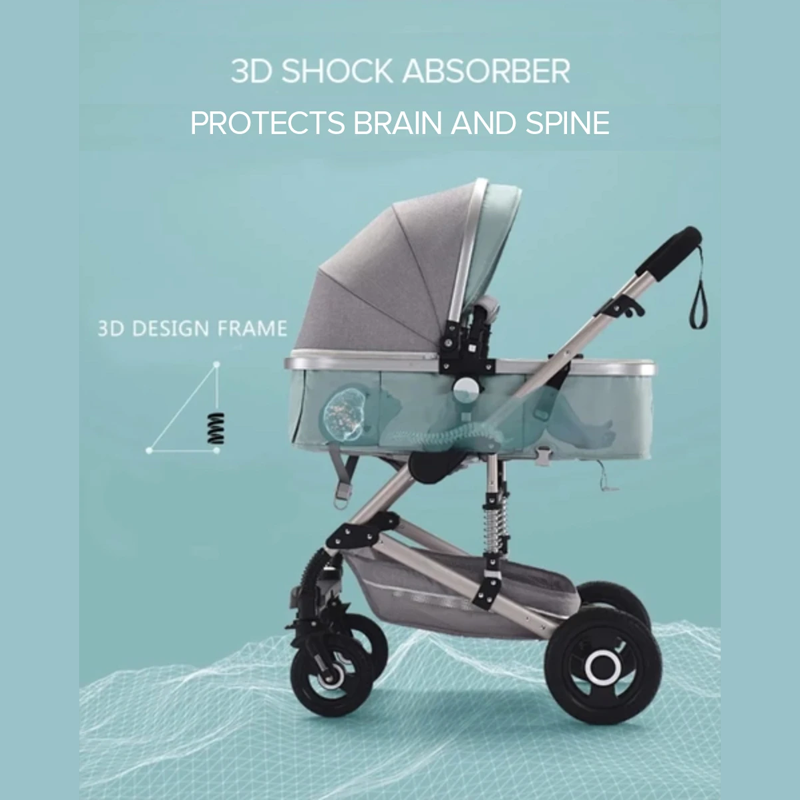 ComfyBaby™ 3 in 1 Baby Pram or Stroller For Newborn/Infant I Buy